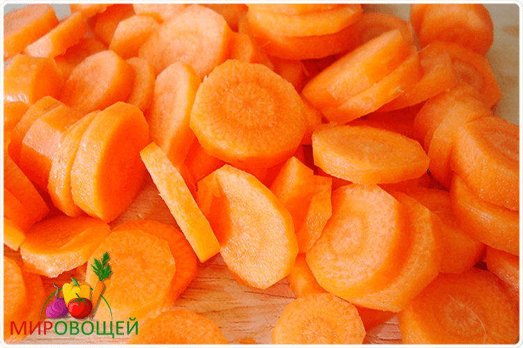 колечки моркови